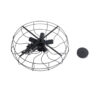 LEDTM® HELIX 01164 Vintage Κρεμαστό Φωτιστικό Οροφής με Ντουί 5 x E27 AC 220-240V IP20 - Μαύρο - Μ46 x Π46 x Υ13cm - Image 10