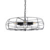 LEDTM® HELIX 01164 Vintage Κρεμαστό Φωτιστικό Οροφής με Ντουί 5 x E27 AC 220-240V IP20 - Μαύρο - Μ46 x Π46 x Υ13cm - Image 2