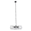 LEDTM® HELIX 01164 Vintage Κρεμαστό Φωτιστικό Οροφής με Ντουί 5 x E27 AC 220-240V IP20 - Μαύρο - Μ46 x Π46 x Υ13cm - Image 4