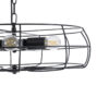 LEDTM® HELIX 01164 Vintage Κρεμαστό Φωτιστικό Οροφής με Ντουί 5 x E27 AC 220-240V IP20 - Μαύρο - Μ46 x Π46 x Υ13cm - Image 8