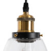 LEDTM® WICKHAM 01168 Vintage Κρεμαστό Φωτιστικό Οροφής με Ντουί 1 x E27 AC 220-240V IP20 - Χρυσό & Διάφανο - Μ14 x Π14 x Y23cm - Image 8