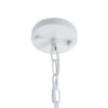 LEDTM® LARKIN 01174 Vintage Κρεμαστό Φωτιστικό Οροφής με Ντουί 1 x E27 AC 220-240V IP20 - Λευκό - Μ30 x Π30 x Y28cm - Image 10