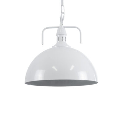 Alternative view of LEDTM® LARKIN 01174 Vintage Κρεμαστό Φωτιστικό Οροφής με Ντουί 1 x E27 AC 220-240V IP20 - Λευκό - Μ30 x Π30 x Y28cm