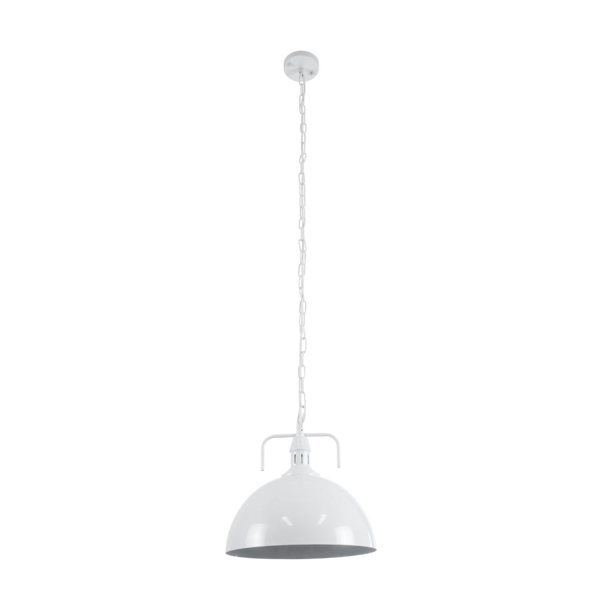 LEDTM® LARKIN 01174 Vintage Κρεμαστό Φωτιστικό Οροφής με Ντουί 1 x E27 AC 220-240V IP20 - Λευκό - Μ30 x Π30 x Y28cm - Image 3