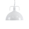 LEDTM® LARKIN 01174 Vintage Κρεμαστό Φωτιστικό Οροφής με Ντουί 1 x E27 AC 220-240V IP20 - Λευκό - Μ30 x Π30 x Y28cm - Image 4