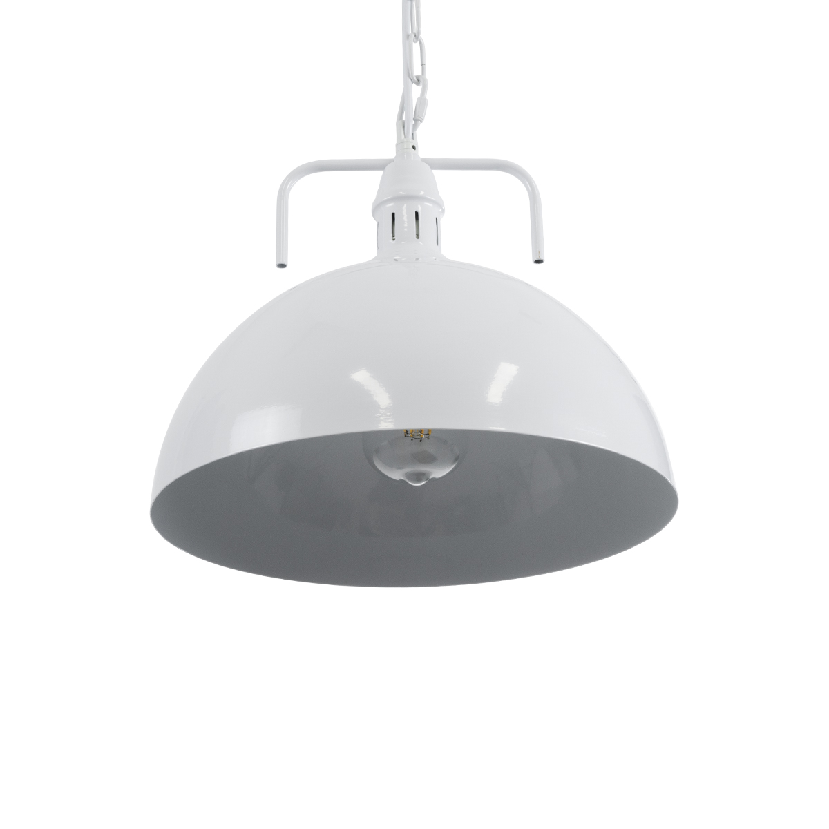 LEDTM® LARKIN 01174 Vintage Κρεμαστό Φωτιστικό Οροφής με Ντουί 1 x E27 AC 220-240V IP20 - Λευκό - Μ30 x Π30 x Y28cm - Image 5