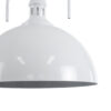 LEDTM® LARKIN 01174 Vintage Κρεμαστό Φωτιστικό Οροφής με Ντουί 1 x E27 AC 220-240V IP20 - Λευκό - Μ30 x Π30 x Y28cm - Image 7