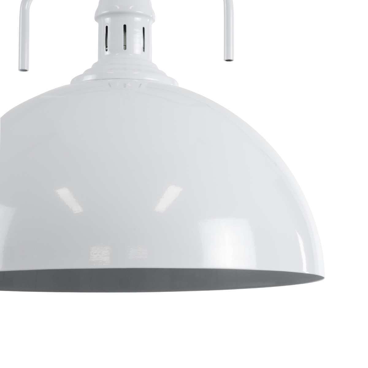 LEDTM® LARKIN 01174 Vintage Κρεμαστό Φωτιστικό Οροφής με Ντουί 1 x E27 AC 220-240V IP20 - Λευκό - Μ30 x Π30 x Y28cm - Image 7