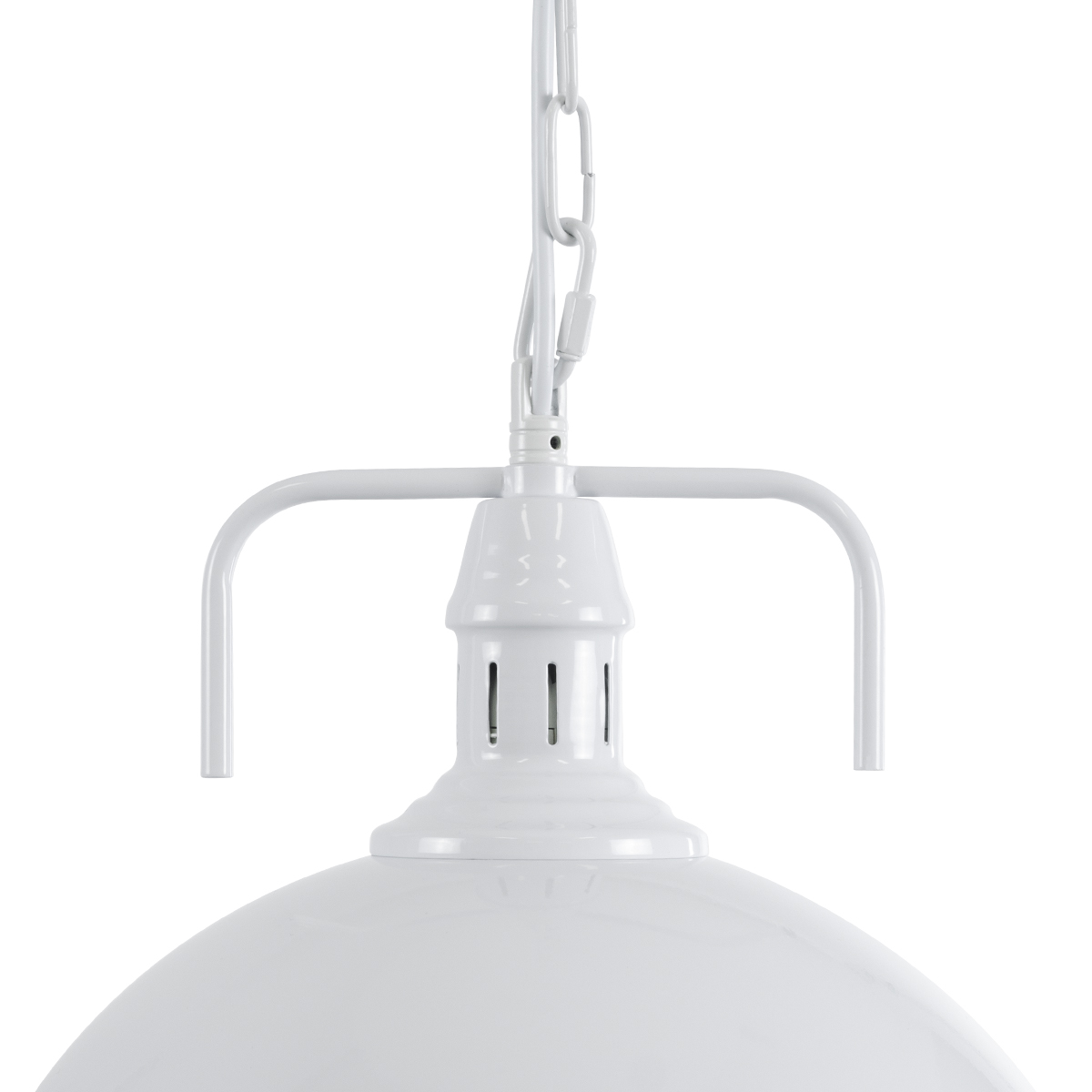LEDTM® LARKIN 01174 Vintage Κρεμαστό Φωτιστικό Οροφής με Ντουί 1 x E27 AC 220-240V IP20 - Λευκό - Μ30 x Π30 x Y28cm - Image 8