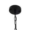 LEDTM® LARKIN 01175 Vintage Κρεμαστό Φωτιστικό Οροφής με Ντουί 1 x E27 AC 220-240V IP20 - Μαύρο - Μ30 x Π30 x Y28cm - Image 11