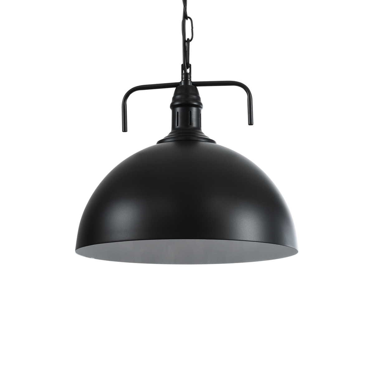 LEDTM® LARKIN 01175 Vintage Κρεμαστό Φωτιστικό Οροφής με Ντουί 1 x E27 AC 220-240V IP20 - Μαύρο - Μ30 x Π30 x Y28cm - Image 2