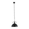 LEDTM® LARKIN 01175 Vintage Κρεμαστό Φωτιστικό Οροφής με Ντουί 1 x E27 AC 220-240V IP20 - Μαύρο - Μ30 x Π30 x Y28cm - Image 4