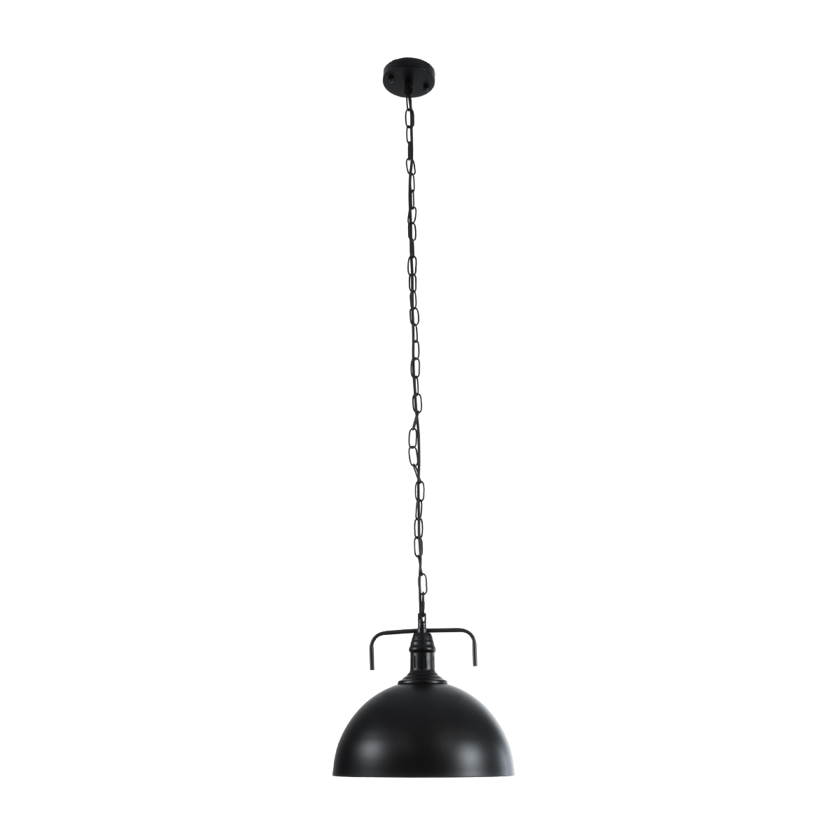 LEDTM® LARKIN 01175 Vintage Κρεμαστό Φωτιστικό Οροφής με Ντουί 1 x E27 AC 220-240V IP20 - Μαύρο - Μ30 x Π30 x Y28cm - Image 4