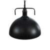 LEDTM® LARKIN 01175 Vintage Κρεμαστό Φωτιστικό Οροφής με Ντουί 1 x E27 AC 220-240V IP20 - Μαύρο - Μ30 x Π30 x Y28cm - Image 7