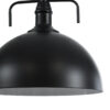 LEDTM® LARKIN 01175 Vintage Κρεμαστό Φωτιστικό Οροφής με Ντουί 1 x E27 AC 220-240V IP20 - Μαύρο - Μ30 x Π30 x Y28cm - Image 8