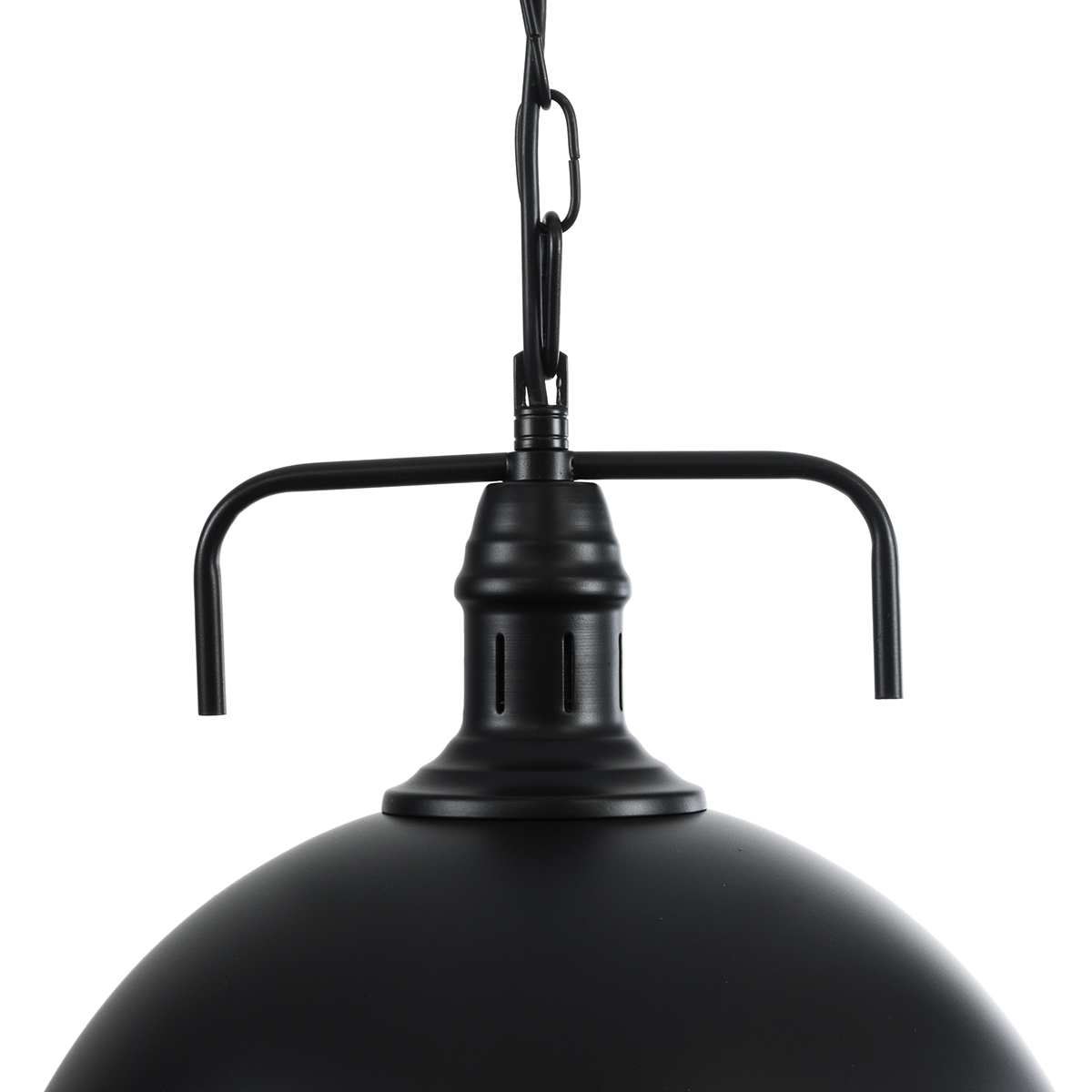 LEDTM® LARKIN 01175 Vintage Κρεμαστό Φωτιστικό Οροφής με Ντουί 1 x E27 AC 220-240V IP20 - Μαύρο - Μ30 x Π30 x Y28cm - Image 9
