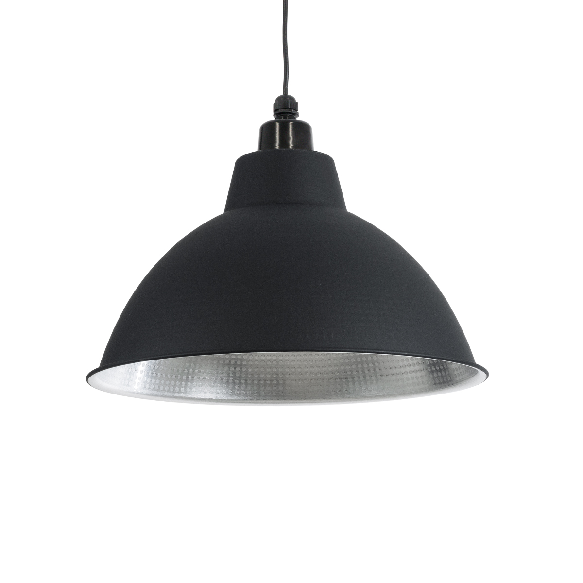 LEDTM® LOUVE 01176 Vintage Κρεμαστό Φωτιστικό Οροφής με Ντουί 1 x E27 AC 220-240V IP20 - Μαύρο - Μ40 x Π40 x Υ30cm - Image 2