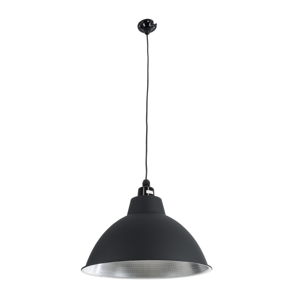 LEDTM® LOUVE 01176 Vintage Κρεμαστό Φωτιστικό Οροφής με Ντουί 1 x E27 AC 220-240V IP20 - Μαύρο - Μ40 x Π40 x Υ30cm - Image 4