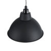 LEDTM® LOUVE 01176 Vintage Κρεμαστό Φωτιστικό Οροφής με Ντουί 1 x E27 AC 220-240V IP20 - Μαύρο - Μ40 x Π40 x Υ30cm - Image 7