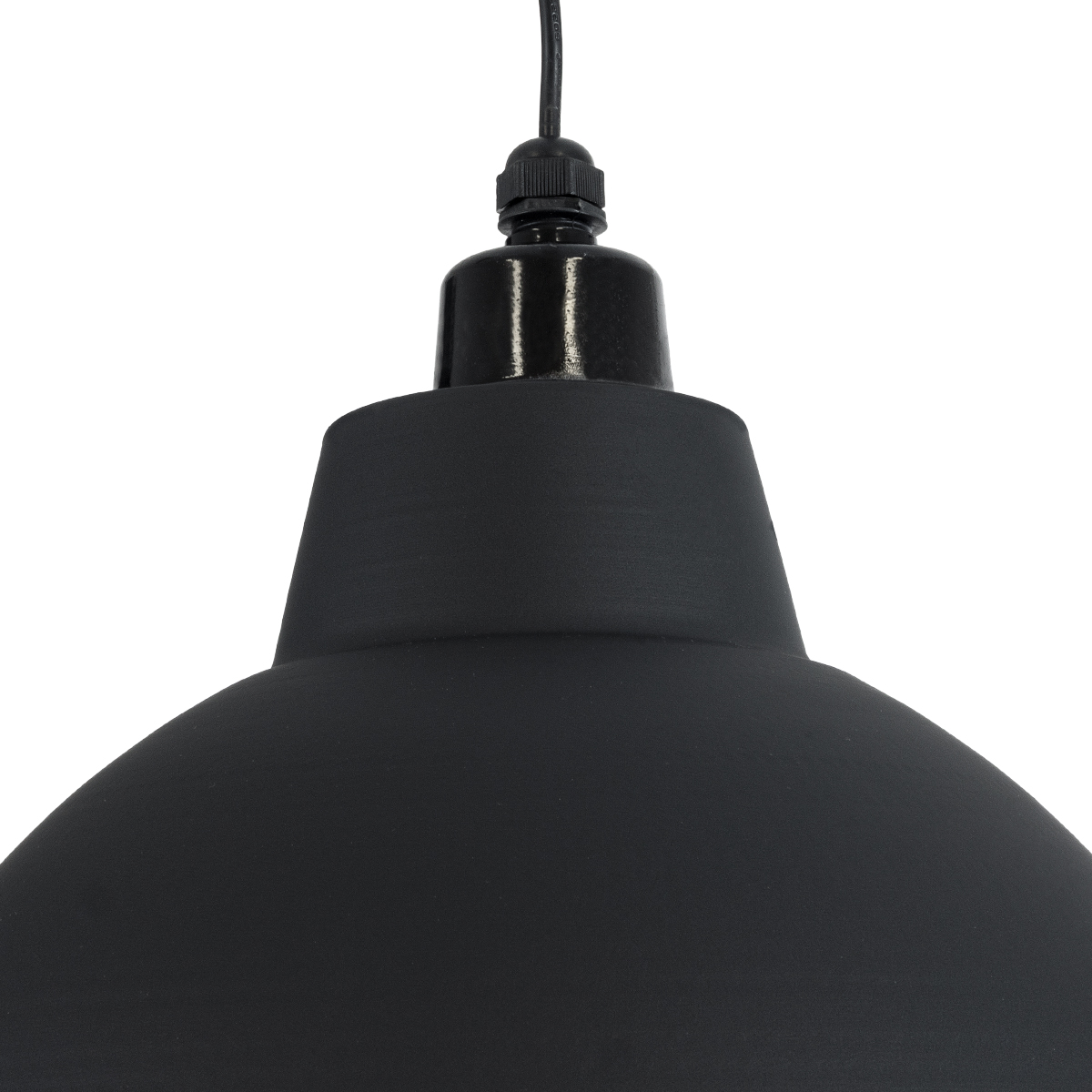 LEDTM® LOUVE 01176 Vintage Κρεμαστό Φωτιστικό Οροφής με Ντουί 1 x E27 AC 220-240V IP20 - Μαύρο - Μ40 x Π40 x Υ30cm - Image 8