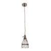 LEDTM® FLOWERON 01180 Vintage Κρεμαστό Φωτιστικό Οροφής με Ντουί 1 x E27 AC 220-240V IP20 - Χάλκινο & Μπρούτζινο - Μ10 x Π10 x Υ20cm - Image 4