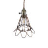 LEDTM® FLOWERON 01180 Vintage Κρεμαστό Φωτιστικό Οροφής με Ντουί 1 x E27 AC 220-240V IP20 - Χάλκινο & Μπρούτζινο - Μ10 x Π10 x Υ20cm - Image 7
