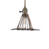 LEDTM® FLOWERON 01180 Vintage Κρεμαστό Φωτιστικό Οροφής με Ντουί 1 x E27 AC 220-240V IP20 - Χάλκινο & Μπρούτζινο - Μ10 x Π10 x Υ20cm - Image 8