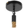 LEDTM® LANTERN 01186 Vintage Κρεμαστό Φωτιστικό Οροφής με Ντουί 1 x E27 AC 220-240V IP20 - Μπεζ & Μαύρο - Μ15 x Π15 x Υ24cm - Image 10