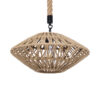 LEDTM® DOGMA 01187 Boho Κρεμαστό Φωτιστικό Οροφής με Ντουί 1 x E27 AC 220-240V IP20 - Μπεζ - Μ40 x Π40 x Υ20cm - Image 2