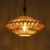 LEDTM® DOGMA 01187 Boho Κρεμαστό Φωτιστικό Οροφής με Ντουί 1 x E27 AC 220-240V IP20 - Μπεζ - Μ40 x Π40 x Υ20cm - Image 3