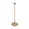 LEDTM® DOGMA 01187 Boho Κρεμαστό Φωτιστικό Οροφής με Ντουί 1 x E27 AC 220-240V IP20 - Μπεζ - Μ40 x Π40 x Υ20cm - Image 4