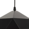 LEDTM® HEXAGON 01194 Μοντέρνο Κρεμαστό Φωτιστικό Οροφής με Ντουί 1 x E27 AC 220-240V IP20 - Μαύρο & Χρυσό - Μ25 x Π25 x Υ15cm - Image 9