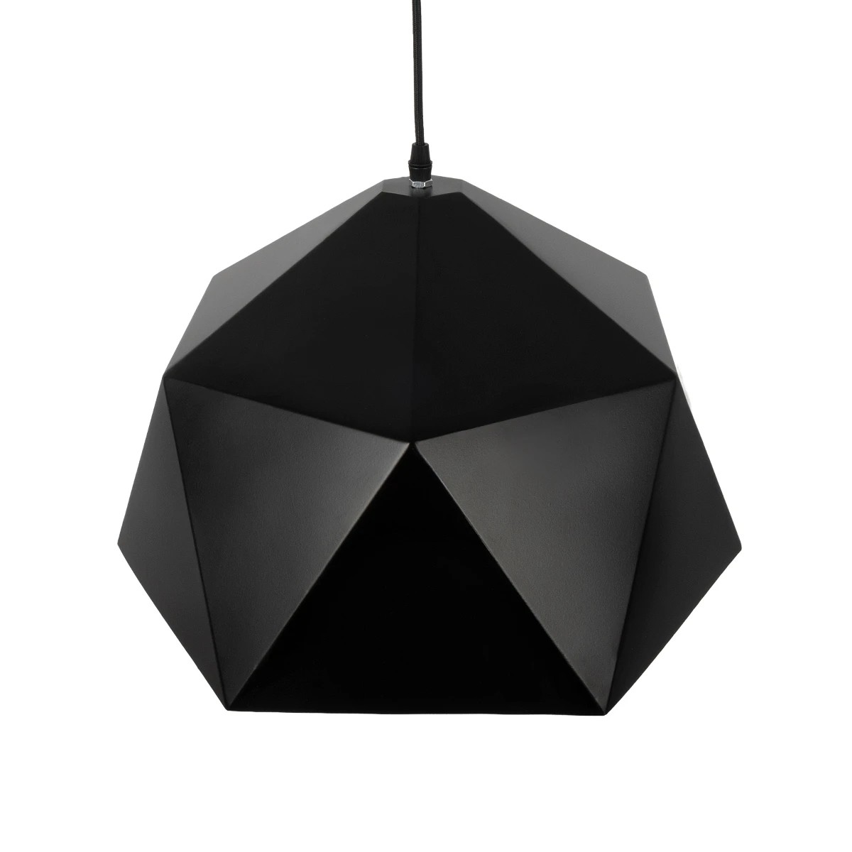 LEDTM® HEXAGON 01195 Μοντέρνο Κρεμαστό Φωτιστικό Οροφής με Ντουί 1 x E27 AC 220-240V IP20 - Μαύρο & Χρυσό - Μ46 x Π46 x Υ25cm - Image 7