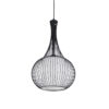 LEDTM® LILY 01198 Μοντέρνο Κρεμαστό Φωτιστικό Οροφής με Ντουί 1 x E27 AC 220-240V IP20 - Μαύρο & Λευκό - Μ30 x Π30 x Υ50cm - Image 2