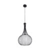 LEDTM® LILY 01198 Μοντέρνο Κρεμαστό Φωτιστικό Οροφής με Ντουί 1 x E27 AC 220-240V IP20 - Μαύρο & Λευκό - Μ30 x Π30 x Υ50cm - Image 3