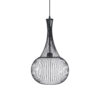 LEDTM® LILY 01198 Μοντέρνο Κρεμαστό Φωτιστικό Οροφής με Ντουί 1 x E27 AC 220-240V IP20 - Μαύρο & Λευκό - Μ30 x Π30 x Υ50cm - Image 4