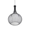 LEDTM® LILY 01198 Μοντέρνο Κρεμαστό Φωτιστικό Οροφής με Ντουί 1 x E27 AC 220-240V IP20 - Μαύρο & Λευκό - Μ30 x Π30 x Υ50cm - Image 6