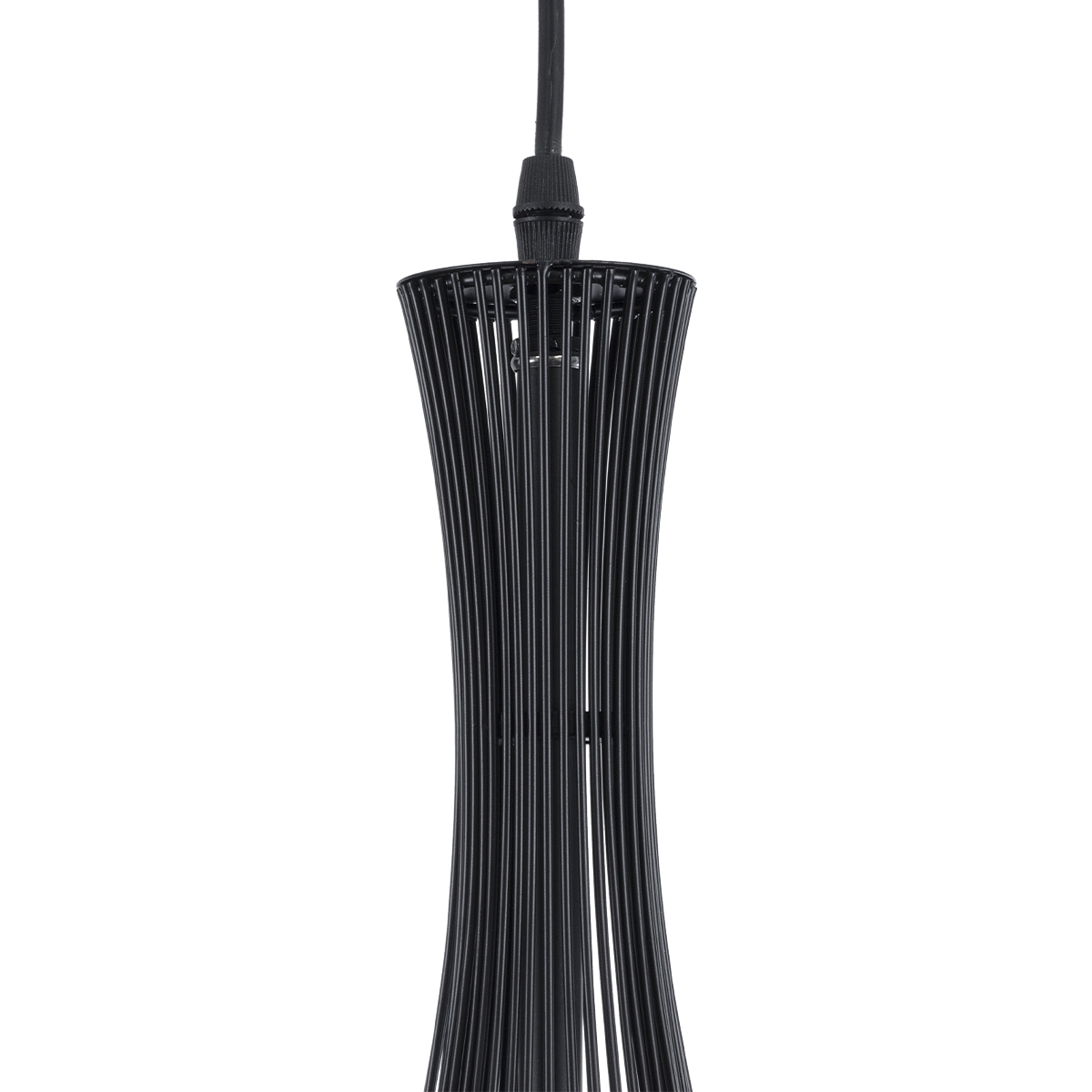 LEDTM® LILY 01198 Μοντέρνο Κρεμαστό Φωτιστικό Οροφής με Ντουί 1 x E27 AC 220-240V IP20 - Μαύρο & Λευκό - Μ30 x Π30 x Υ50cm - Image 8
