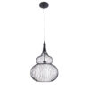 LEDTM® LILY 01199 Μοντέρνο Κρεμαστό Φωτιστικό Οροφής με Ντουί 1 x E27 AC 220-240V IP20 - Μαύρο & Λευκό - Μ31 x Π31 x Υ42cm - Image 4