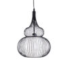 LEDTM® LILY 01199 Μοντέρνο Κρεμαστό Φωτιστικό Οροφής με Ντουί 1 x E27 AC 220-240V IP20 - Μαύρο & Λευκό - Μ31 x Π31 x Υ42cm - Image 5