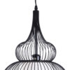 LEDTM® LILY 01199 Μοντέρνο Κρεμαστό Φωτιστικό Οροφής με Ντουί 1 x E27 AC 220-240V IP20 - Μαύρο & Λευκό - Μ31 x Π31 x Υ42cm - Image 8
