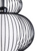 LEDTM® LILY 01199 Μοντέρνο Κρεμαστό Φωτιστικό Οροφής με Ντουί 1 x E27 AC 220-240V IP20 - Μαύρο & Λευκό - Μ31 x Π31 x Υ42cm - Image 9