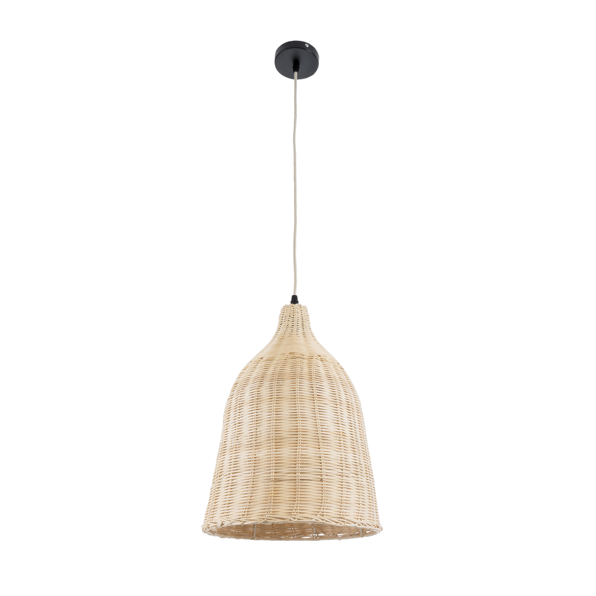LEDTM® BAHAMAS 01202 Boho Κρεμαστό Φωτιστικό Οροφής με Ντουί 1 x E27 AC 220-240V IP20 - Μπεζ - Μ30 x Π30 x Υ40cm - Image 4