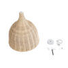 LEDTM® BAHAMAS 01203 Boho Κρεμαστό Φωτιστικό Οροφής με Ντουί 1 x E27 AC 220-240V IP20 - Μπεζ - Μ45 x Π45 x Υ45cm - Image 11