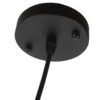 LEDTM® EARTH 01205 Vintage Κρεμαστό Φωτιστικό Οροφής με Ντουί 1 x E27 AC 220-240V IP20 - Μαύρο - Μ30 x Π30 x Υ30cm - Image 8