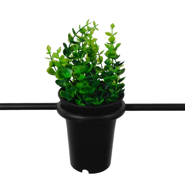 LEDTM® FLOWERPOT 10001209 Μοντέρνο Κρεμαστό Φωτιστικό Οροφής με Ντουί 1 x E27 AC 220-240V IP20 - Μαύρο & Πράσινο - Μ34 x Π34 x Y34cm - Image 7