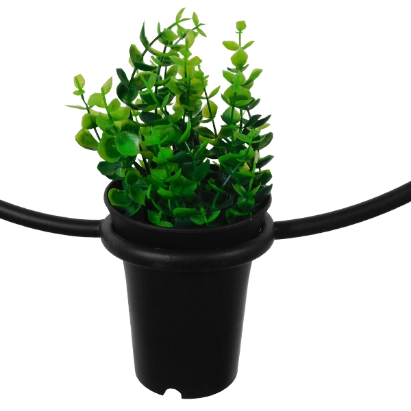 LEDTM® FLOWERPOT 10001210 Μοντέρνο Κρεμαστό Φωτιστικό Οροφής με Ντουί 1 x E27 AC 220-240V IP20 - Μαύρο & Πράσινο - Μ27 x Π27 x Υ40cm - Image 7