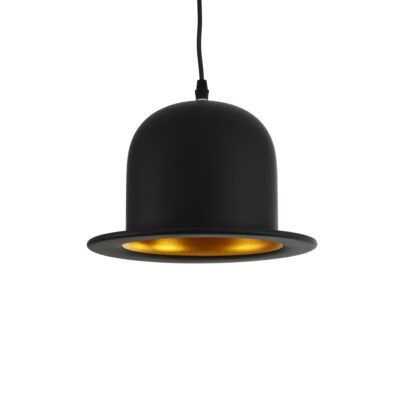 Alternative view of LEDTM® CHARLO 01214 Vintage Κρεμαστό Φωτιστικό Οροφής με Ντουί 1 x E27 AC 220-240V IP20 - Μαύρο & Χρυσό - Μ26 x Π26 x Υ16cm
