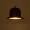 LEDTM® CHARLO 01214 Vintage Κρεμαστό Φωτιστικό Οροφής με Ντουί 1 x E27 AC 220-240V IP20 - Μαύρο & Χρυσό - Μ26 x Π26 x Υ16cm - Image 3
