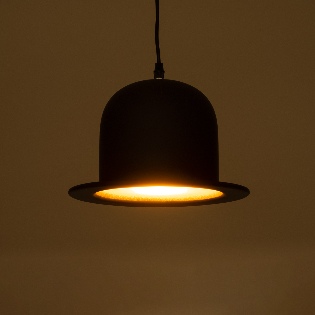 LEDTM® CHARLO 01214 Vintage Κρεμαστό Φωτιστικό Οροφής με Ντουί 1 x E27 AC 220-240V IP20 - Μαύρο & Χρυσό - Μ26 x Π26 x Υ16cm - Image 3